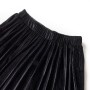 Falda plisada infantil lúrex negro 140 by vidaXL, kids pants - Ref: Foro24-14876, Price: 12,38 €, Discount: %
