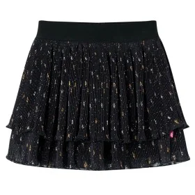 Kinderrock mit gestuften Rüschen in Schwarz, Größe 92. von vidaXL, Kinderhosen - Ref: Foro24-14897, Preis: 13,06 €, Rabatt: %