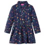 Kleid für Kinder mit langen Ärmeln in Marineblau, Größe 92. von vidaXL, Kinderkleider - Ref: Foro24-14912, Preis: 17,29 €, Ra...