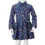 Kleid für Kinder mit langen Ärmeln in Marineblau, Größe 92. von vidaXL, Kinderkleider - Ref: Foro24-14912, Preis: 17,13 €, Ra...
