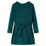 Kleid für Kinder mit langen Ärmeln in dunkelgrün 104 von vidaXL, Kinderkleider - Ref: Foro24-14933, Preis: 13,38 €, Rabatt: %