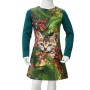 Kleid für Kinder mit langen Ärmeln in dunkelgrün 104 von vidaXL, Kinderkleider - Ref: Foro24-14933, Preis: 13,53 €, Rabatt: %