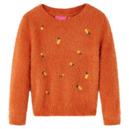 Kinder-Strickpullover in Orange, Größe 140 von vidaXL, Kinder-T-Shirts - Ref: Foro24-14946, Preis: 14,39 €, Rabatt: %