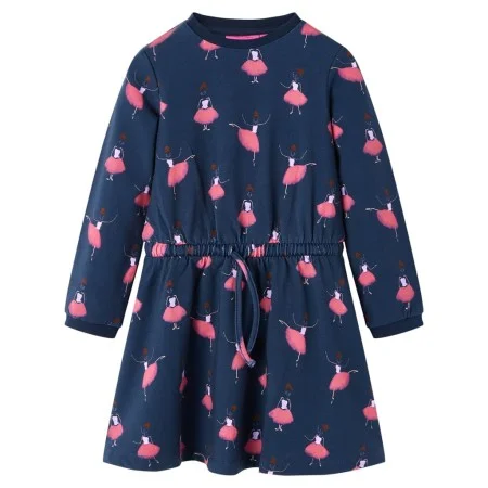 Kleid für Kinder in Marineblau, Größe 104 von vidaXL, Kinderkleider - Ref: Foro24-15047, Preis: 15,84 €, Rabatt: %