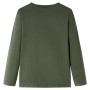 Kinder Langarmshirt in Khaki, Größe 92. von vidaXL, Kinder-T-Shirts - Ref: Foro24-13769, Preis: 8,54 €, Rabatt: %