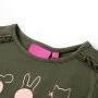 Kinder Langarmshirt in Khaki, Größe 92. von vidaXL, Kinder-T-Shirts - Ref: Foro24-13769, Preis: 8,45 €, Rabatt: %