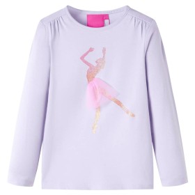 Kinder langärmliges lila T-Shirt Größe 116 von vidaXL, Kinder-T-Shirts - Ref: Foro24-13996, Preis: 8,66 €, Rabatt: %