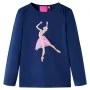 Kinder Langarmshirt in Marineblau, Größe 140. von vidaXL, Kinder-T-Shirts - Ref: Foro24-14003, Preis: 8,59 €, Rabatt: %