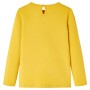 Camiseta infantil de manga larga color ocre 128 de vidaXL, Camisetas para niños - Ref: Foro24-14167, Precio: 8,81 €