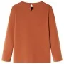 Kinder Langarmshirt in Cognac-Farbe, Größe 140. von vidaXL, Kinder-T-Shirts - Ref: Foro24-14173, Preis: 8,72 €, Rabatt: %