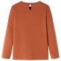 Kinder Langarmshirt in Cognac-Farbe, Größe 140. von vidaXL, Kinder-T-Shirts - Ref: Foro24-14173, Preis: 8,81 €, Rabatt: %
