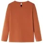 Langärmeliges Kinder-T-Shirt in Cognac-Farbe, Größe 116. von vidaXL, Kinder-T-Shirts - Ref: Foro24-14171, Preis: 8,72 €, Raba...