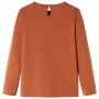 Langärmeliges Kinder-T-Shirt in Cognac-Farbe, Größe 116. von vidaXL, Kinder-T-Shirts - Ref: Foro24-14171, Preis: 8,81 €, Raba...