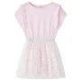 Kleid für Kinder mit hellrosa Rüschen, Größe 128. von vidaXL, Kinderkleider - Ref: Foro24-14552, Preis: 14,73 €, Rabatt: %