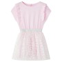 Vestido infantil volantes rosa claro 128 de vidaXL, Vestidos de niños - Ref: Foro24-14552, Precio: 14,87 €, Descuento: %