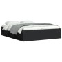 Estructura de cama negra 150x200 cm de vidaXL, Camas y somieres - Ref: Foro24-3203867, Precio: 145,53 €, Descuento: %