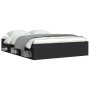 Estructura de cama negra 150x200 cm de vidaXL, Camas y somieres - Ref: Foro24-3203867, Precio: 145,53 €, Descuento: %