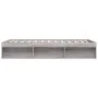 Sonoma gray bed frame 150x200 cm by vidaXL, Beds and slatted bases - Ref: Foro24-3203871, Price: 137,71 €, Discount: %