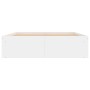 White double bed frame 135x190 cm by vidaXL, Beds and slatted bases - Ref: Foro24-3203908, Price: 154,38 €, Discount: %