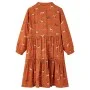 Kinderkleid in Cognac-Farbe, Größe 128. von vidaXL, Kinderkleider - Ref: Foro24-15064, Preis: 15,54 €, Rabatt: %