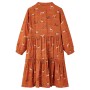 Kinderkleid in Cognac-Farbe, Größe 128. von vidaXL, Kinderkleider - Ref: Foro24-15064, Preis: 15,69 €, Rabatt: %