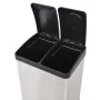 Recycling and trash can with pedal stainless steel 36 L by vidaXL, Garbage cans and trash cans - Ref: Foro24-50600, Price: 11...