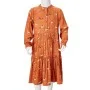 Kinderkleid in Cognac-Farbe, Größe 128. von vidaXL, Kinderkleider - Ref: Foro24-15064, Preis: 15,54 €, Rabatt: %