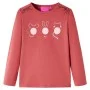 Langärmeliges Kinder-T-Shirt in geröstetem Rosa, Größe 116. von vidaXL, Kinder-T-Shirts - Ref: Foro24-13776, Preis: 8,45 €, R...