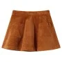 Falda infantil con bolsillos pana color coñac 92 by vidaXL, kids pants - Ref: Foro24-13879, Price: 11,71 €, Discount: %