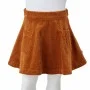 Falda infantil con bolsillos pana color coñac 92 by vidaXL, kids pants - Ref: Foro24-13879, Price: 11,71 €, Discount: %