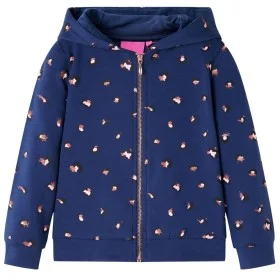 Kinder-Kapuzenpullover in Marineblau, Größe 140. von vidaXL, Kinder-T-Shirts - Ref: Foro24-13568, Preis: 15,96 €, Rabatt: %