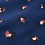 Sudadera infantil con capucha azul marino 140