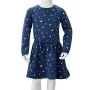 Kleid für Kinder mit langen Ärmeln in Marineblau, Größe 128. von vidaXL, Kinderkleider - Ref: Foro24-13577, Preis: 13,04 €, R...
