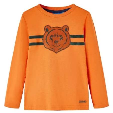 Camiseta infantil de manga larga naranja oscuro 92 by vidaXL, Kids T-shirts - Ref: Foro24-13114, Price: 8,59 €, Discount: %