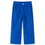 Pantalón infantil pana azul cobalto 104 de vidaXL, Pantalones de niños - Ref: Foro24-14420, Precio: 9,39 €