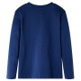 Camiseta infantil de manga larga azul marino 104 de vidaXL, Camisetas para niños - Ref: Foro24-13180, Precio: 10,30 €