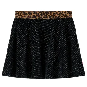 Falda infantil con cinturilla de leopardo negro 116 by vidaXL, kids pants - Ref: Foro24-14481, Price: 10,64 €, Discount: %