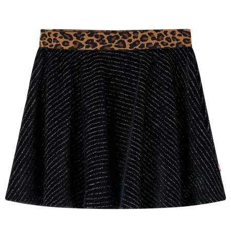 Falda infantil con cinturilla de leopardo negro 116 de vidaXL, Pantalones de niños - Ref: Foro24-14481, Precio: 10,74 €, Desc...