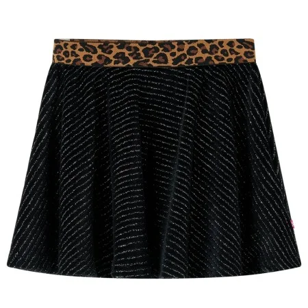 Falda infantil con cinturilla de leopardo negro 116 by vidaXL, kids pants - Ref: Foro24-14481, Price: 10,64 €, Discount: %