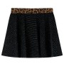 Falda infantil con cinturilla de leopardo negro 140 by vidaXL, kids pants - Ref: Foro24-14483, Price: 10,74 €, Discount: %