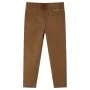 Pantalón infantil color coñac 128 de vidaXL, Pantalones de niños - Ref: Foro24-12967, Precio: 12,41 €, Descuento: %