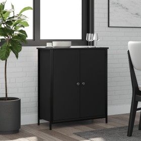 Aparador de madera de ingeniería negro 70x30x80 cm by vidaXL, Sideboards - Ref: Foro24-835534, Price: 62,91 €, Discount: %