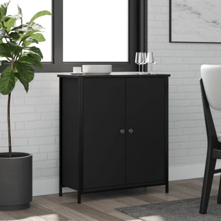 Aparador de madera de ingeniería negro 70x30x80 cm by vidaXL, Sideboards - Ref: Foro24-835534, Price: 62,91 €, Discount: %