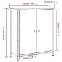 Aparador de madera de ingeniería negro 70x30x80 cm by vidaXL, Sideboards - Ref: Foro24-835534, Price: 62,91 €, Discount: %