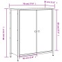 Aparador de madera de ingeniería negro 70x30x80 cm by vidaXL, Sideboards - Ref: Foro24-835534, Price: 62,91 €, Discount: %