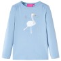 Camiseta infantil de manga larga azul claro 116 de vidaXL, Camisetas para niños - Ref: Foro24-13701, Precio: 8,87 €