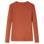 Langärmeliges Kinder-T-Shirt in Cognac-Farbe, Größe 128. von vidaXL, Kinder-T-Shirts - Ref: Foro24-14127, Preis: 11,53 €, Rab...