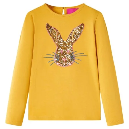 Camiseta infantil de manga larga color ocre 140 de vidaXL, Camisetas para niños - Ref: Foro24-13968, Precio: 10,13 €, Descuen...