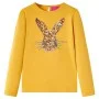 Camiseta infantil de manga larga color ocre 140 de vidaXL, Camisetas para niños - Ref: Foro24-13968, Precio: 10,13 €, Descuen...