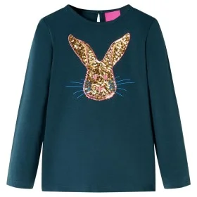 Kinder Langarmshirt in Dunkelgrün, Größe 104. von vidaXL, Kinder-T-Shirts - Ref: Foro24-13975, Preis: 9,12 €, Rabatt: %